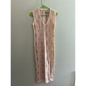 COOGI Knit Women's Long Sleeveless Dress Multicolor Size Small